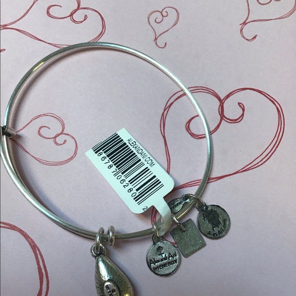 Alex & Ani Living water teardrop bracelet NWT been kept in plastic pretty - Picture 3 of 7